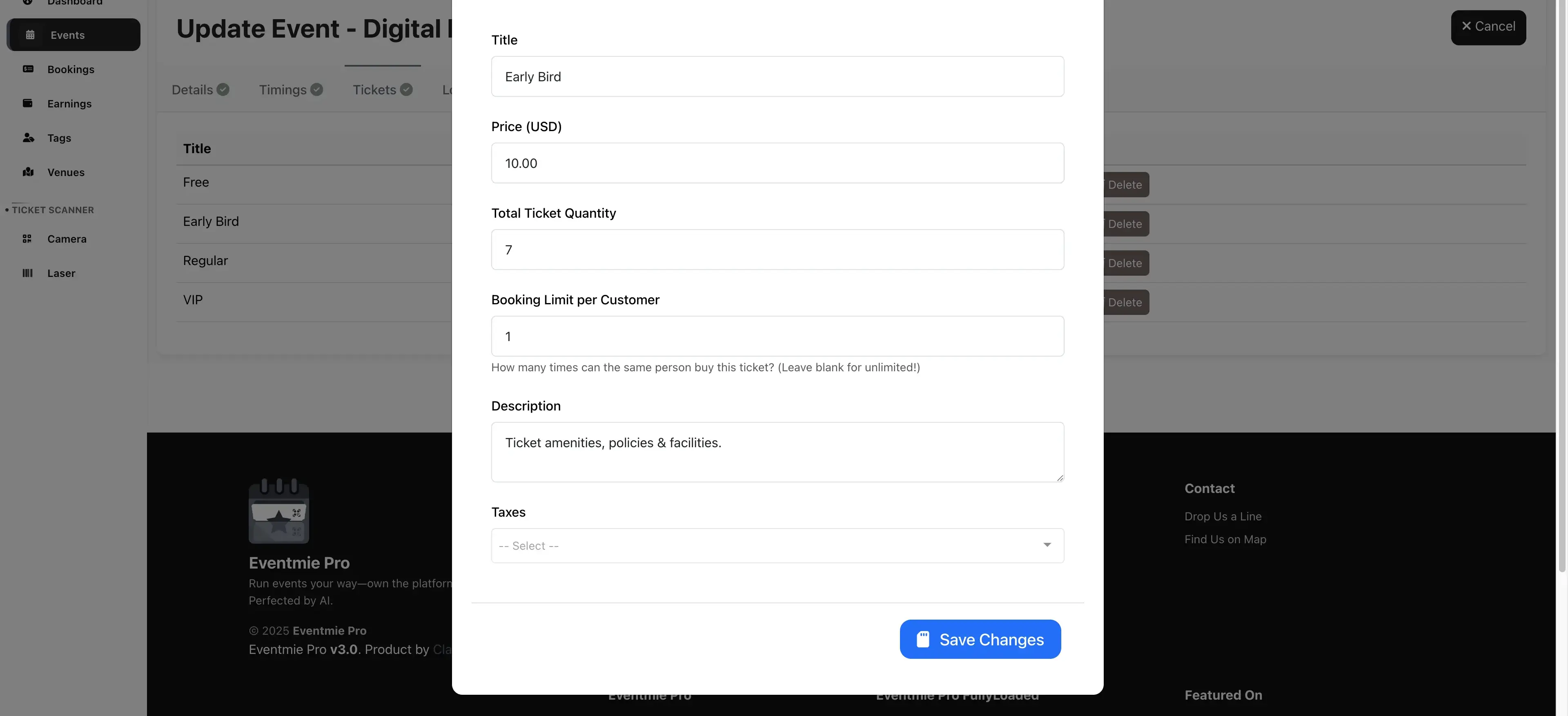 Events free & paid tickets with taxes Events free & paid tickets with taxes