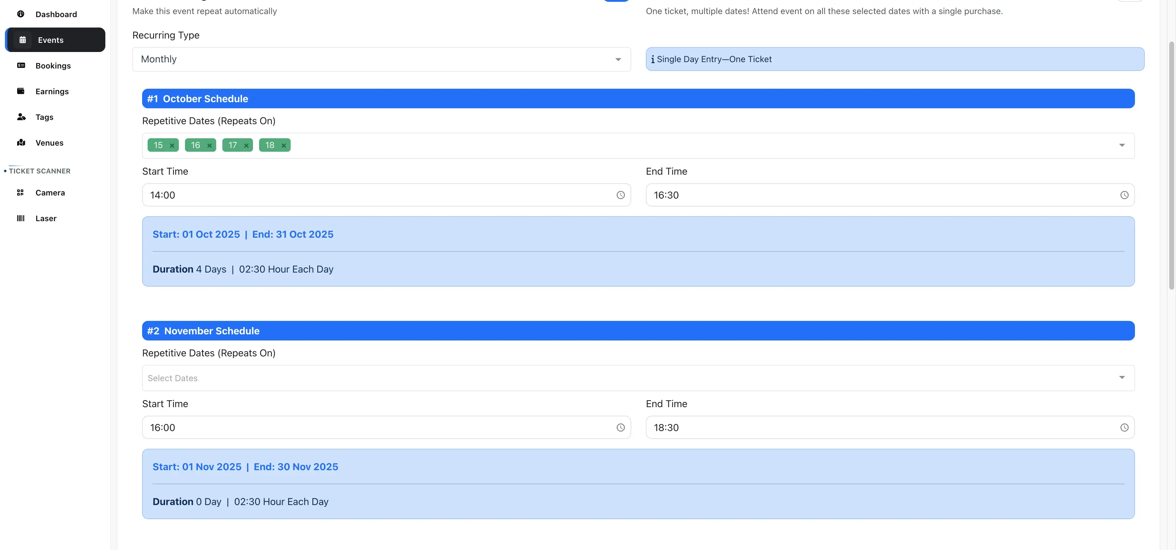 Skip Repetitive Schedules Skip Repetitive Schedules