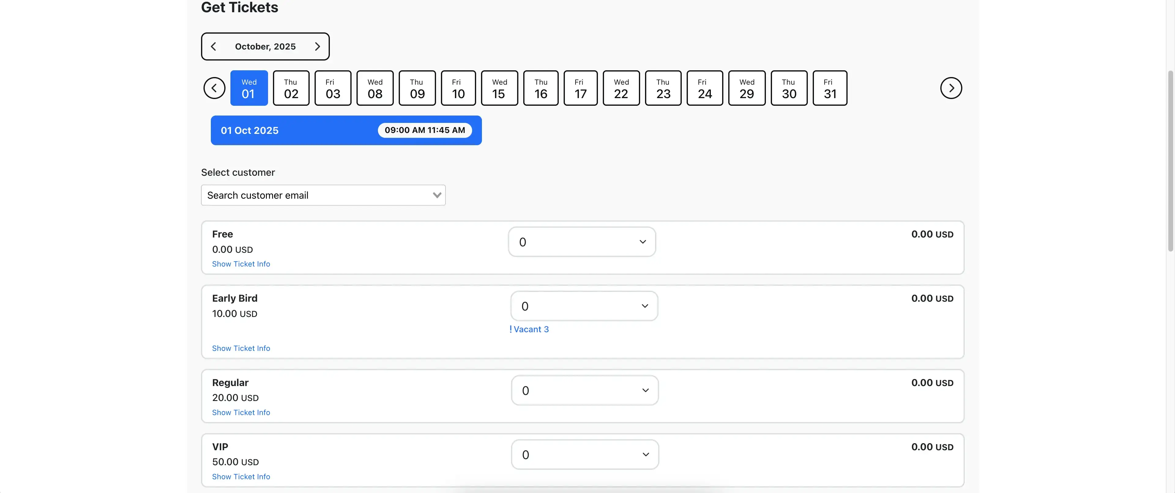 Weekly Repetitive Schedules View Weekly Repetitive Schedules View